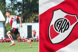 意媒：国米有意河床16岁中场斯卡拉托，想签下他为国米U23踢球